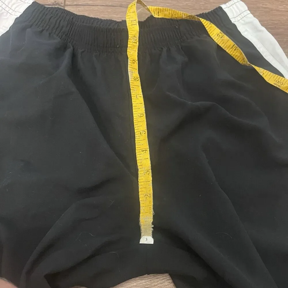 Nike Black Sweatpants with White Side Panels